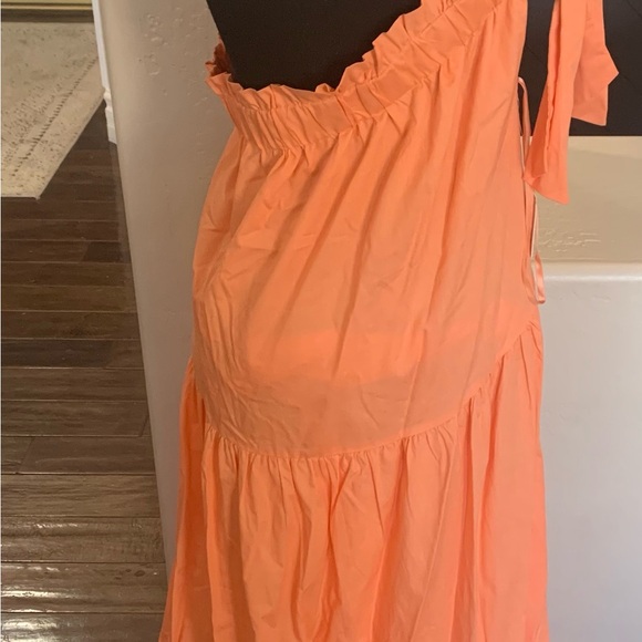 Altar'd State One-Shoulder Orange Dress - Picture 2 of 2